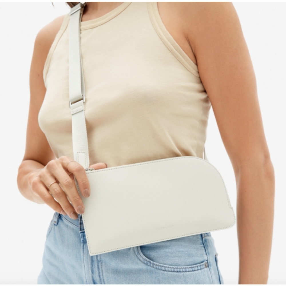 EUC Everlane Italian Leather Sling in Bone